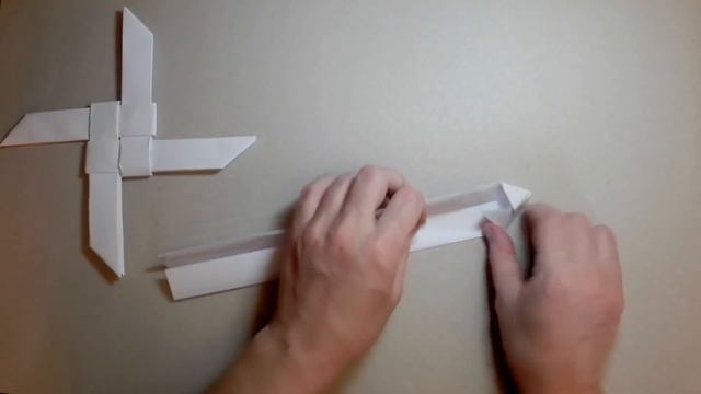DIY - How to make a flying SHURIKEN (NINJA STAR) from A4 paper смотреть онлайн