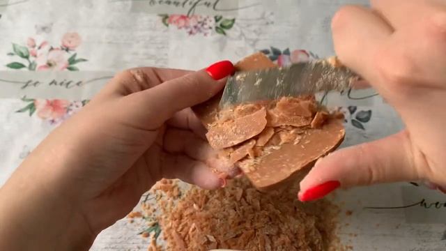 Шоколадный брусочек винтажного мыла Табак~ Dry soap смотреть онлайн