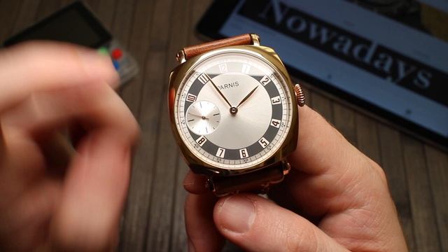 Сама элегантность | Обзор часов Parnis P6013 PM01 с боковой секундной стрелкой на механизме ST3600 смотреть онлайн