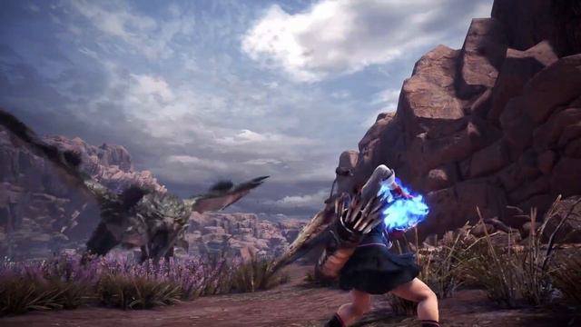 PS4 - Monster Hunter World x Street Fighter Gameplay Trailer (2018) смотреть онлайн