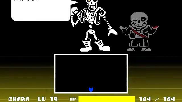 Undertale Disbelief Papyrus Battle смотреть онлайн