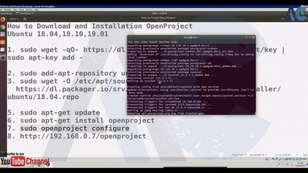 How to Install and Download Open Project Ubuntu, Installing Open Project, Install Open Project