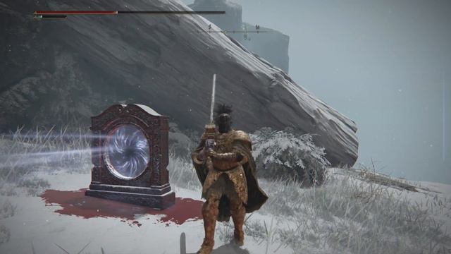 Elden Ring Portal zur Mohgwyn Dynastie Schneegebiet Berggipfel - Versteckte Gebiet ohne Varre Ques смотреть онлайн