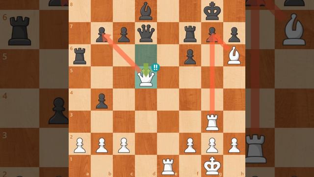 5 BRILLIANT MOVE 😱 #chesstactics #shorts