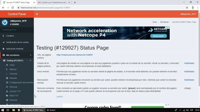 Hosting de Minecraft GRATIS 24/7 | Plugins y Slots ilimitados | Ene. 2020 | FREEMCSERVER | Buen Pin смотреть онлайн