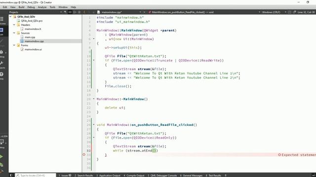 Qt QFile | How To Read And Write File | File Attributes | Qt C++ | Qt Creator | Qt Tutorial смотреть онлайн