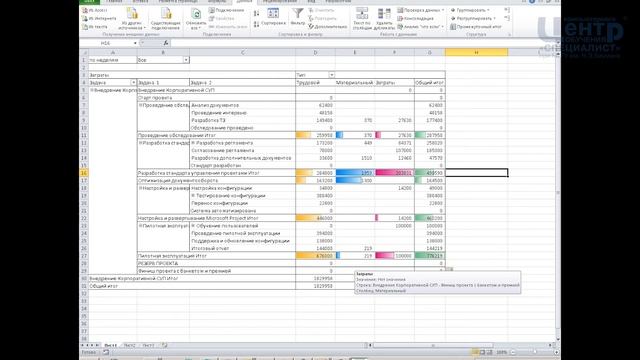 Новые отчеты в Microsoft Project 2013 смотреть онлайн