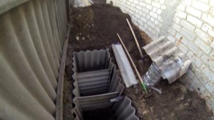 Как сделать сливную яму с кусков БУ шифера жизнь инвалида в Украине