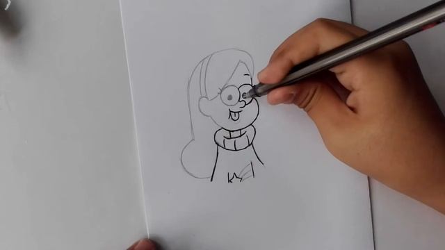 Рисую Мэйбл из Гравити Фолз | I draw Mabel Pines смотреть онлайн