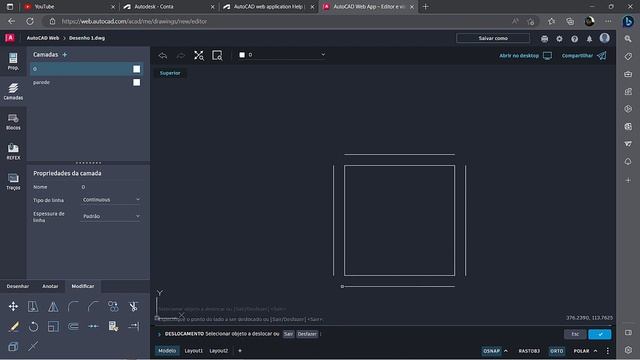 AutoCAD Web - AUTOCAD ONLINE PELO NAVEGADOR смотреть онлайн