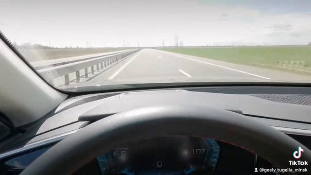 Джили Тугелла. Средний расход 6.5 л. за 100 км. из Минска в Слуцк в период обкатки. смотреть онлайн