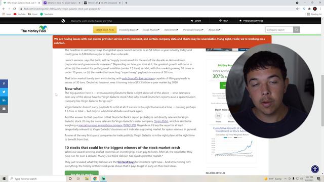 SPCE Stock Just Got Some HUGE News (Virgin Galactic Stock) смотреть онлайн