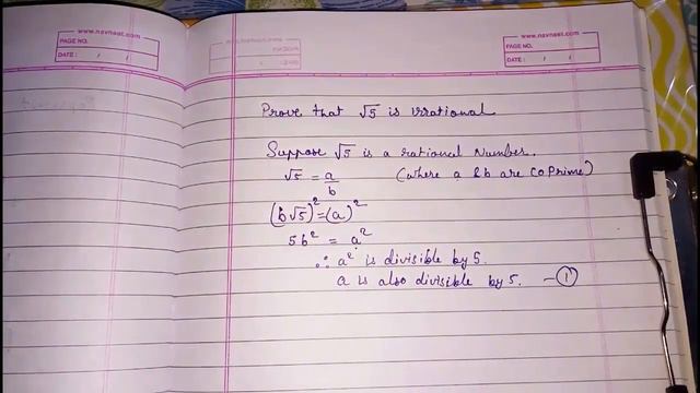 Prove that root 5 is irrational ll cbse icse class 10 ll real numbers смотреть онлайн