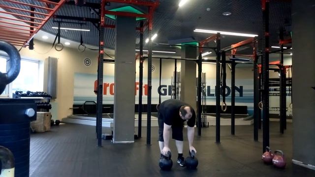 ПАРНЫЙ ЖИМ НАПОПА - 80 КГ. ГИРИ ПО 40 КГ. TWO-HAND BOTTOMS UP KETTLEBELLS PRESS - 80 KG. смотреть онлайн