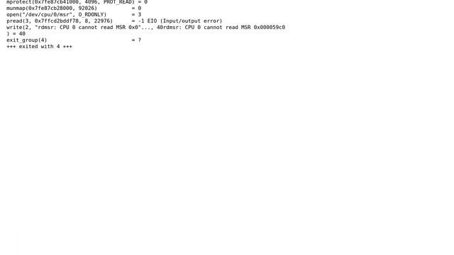 Reading CPU model specific registers on linux (3 Solutions!!) смотреть онлайн