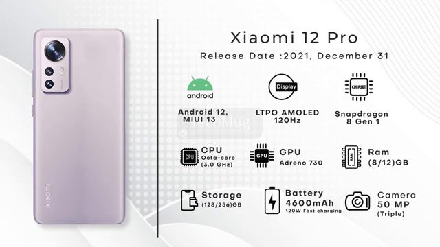 Xiaomi 12 Pro Full Specification смотреть онлайн