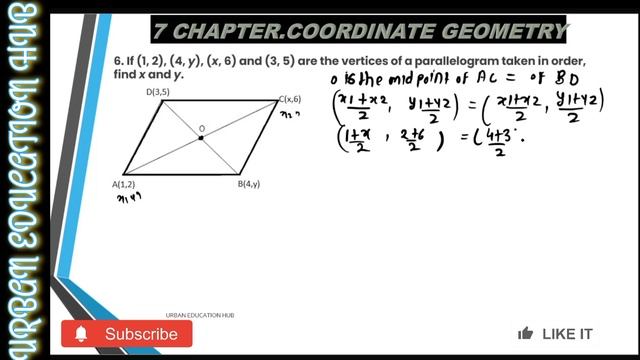 10 class CBSE NCERT solutions 7. Coordinate Geometry excercise 7.2 Q-6 section and mid point formul смотреть онлайн