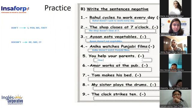 Inglés Corporativo-Nov.25-P1-Review of Simple Present смотреть онлайн
