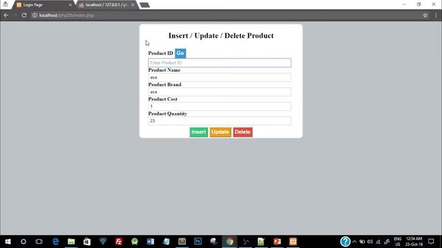 Designing Webpage & Database in phpmyadmin - Database operations in PHP & MySQL смотреть онлайн