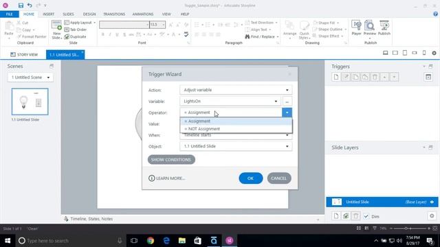 Toggling the True/False Variable in Articulate Storyline 360 смотреть онлайн