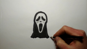 Как просто нарисовать маску крик