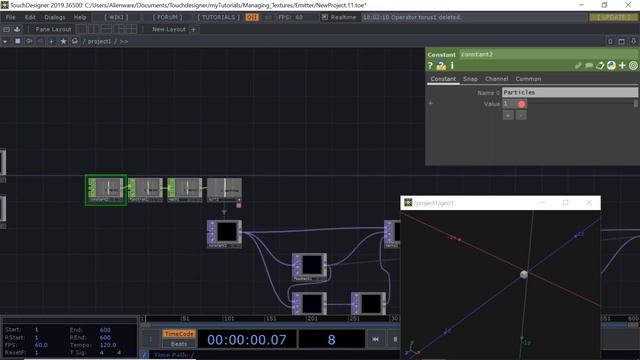 Touchdesigner Particle System On TOP Tutorial (Система частиц на текстурных операторах) смотреть онлайн