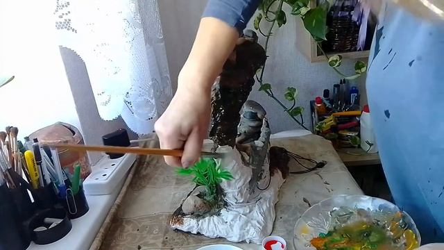 Настольный фонтан своими руками. Часть 4. смотреть онлайн