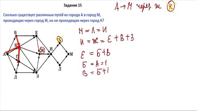 Задание 15_ ЕГЭ информатика 2020_Графы_Пример 1 смотреть онлайн