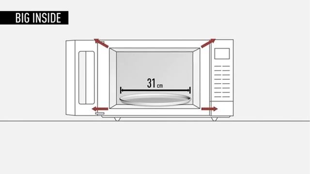 Panasonic Microwave NN-CT54JWBPQ in White, Combination Microwave Oven 27 Litre смотреть онлайн