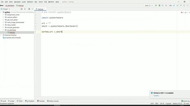 Build an url shortener in python ? | urlshortener ? | python | ? смотреть онлайн