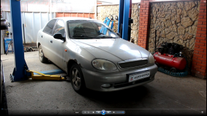 Замена подшипников задних ступиц на Chevrolet Lanos Шевроле Ланос 2008 года