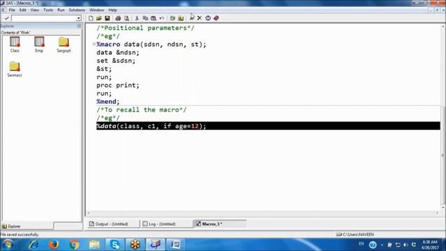 MACRO PARAMETERS FOR DATA STEP PGMS: goodonlinetrainings@gmail.com/+91 99639 57366 (Whatsapp also) смотреть онлайн
