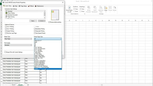 CARA SETTING KERTAS KERJA F4 PADA EXCEL смотреть онлайн