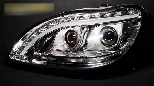 RS Тюнинг фары Mercedes Benz W220 '98-05 хром H9/H1 смотреть онлайн