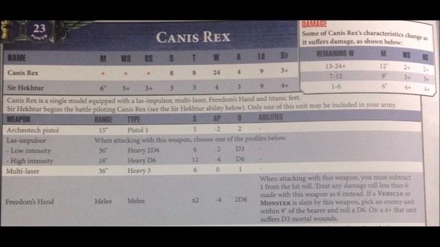 Knight Preceptor and Canis Rex: Rules, Review + Tactics - Imperial Knights Codex Strategy Guide смотреть онлайн