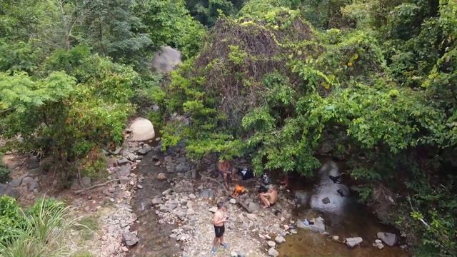 Съедобные ласточкины гнёзда в деревне во Вьетнаме, страусовая ферма, горная речка с водопадом смотреть онлайн