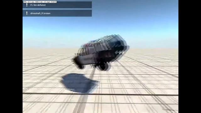 BeamNG Drive// Над крышей фуры смотреть онлайн