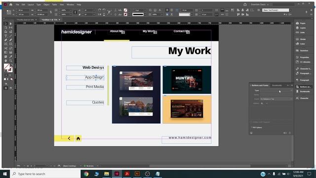 How to create an interactive PDF in Adobe InDesign | InDesign Tutorials for Beginners смотреть онлайн