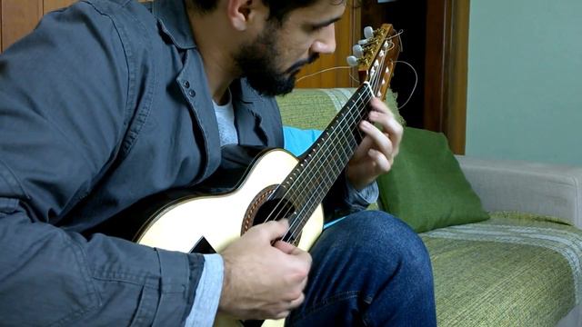 Super Mario World (Overworld Theme) - Mini Guitar (Marcos Kaiser) смотреть онлайн