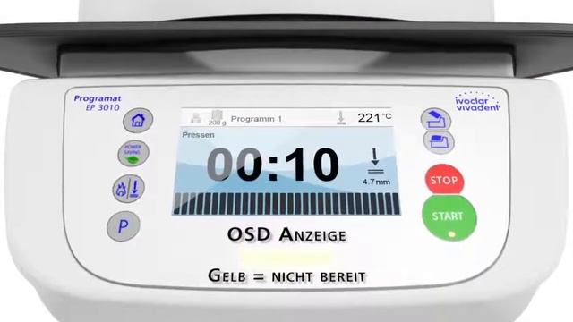 Programat EP 3010 - печь для обжига и прессования смотреть онлайн