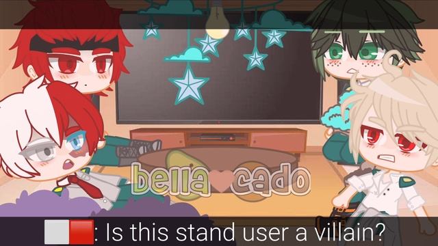 BNHA React To JJBA | Bella_cado | Bnha/mha | Gacha Club | Jojo