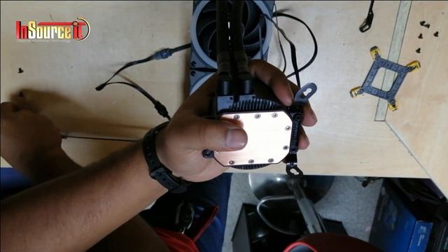 How To Install Gamemax Iceberg 240 Water Cooling System CPU Cooler | Insource IT