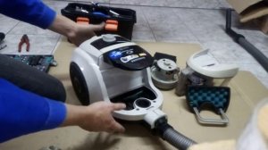 Проверка мощности  пылесоса Самсунг 1600w , включение пылесоса Samsung SC4520, часть 2я