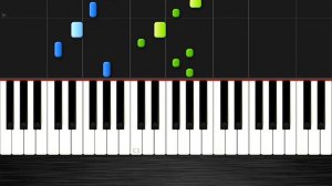 Five Nights at Freddy's Song   EASY Piano Tutorial by PlutaX   Synthesia