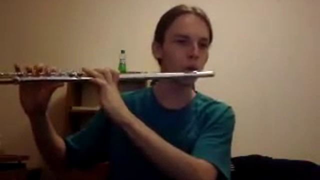 First day of playing the Western Concert Flute - Typical Western Melody смотреть онлайн