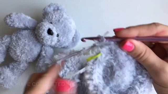 FUR Bear crochet YarnArt Mink. Video Tutorial. Part 1
