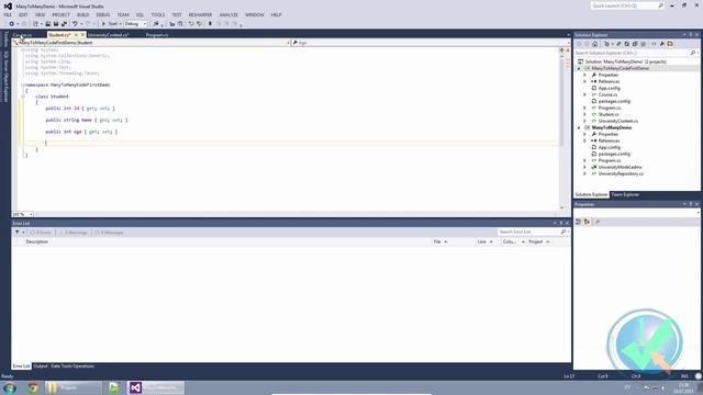 Отношение Many to Many в Entity Framework смотреть онлайн