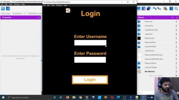 Gdevelop Casual Game Development Stream Part 31 [Create Text Input & Send POST Request In Gdevelop]