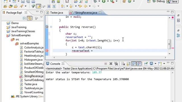 #37 Reverse String Copy - Java Program смотреть онлайн
