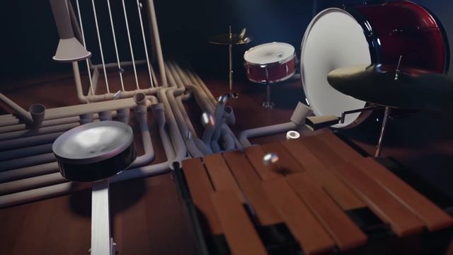 "Steel the Beats" (Fan-made Animusic) Blender 3D смотреть онлайн